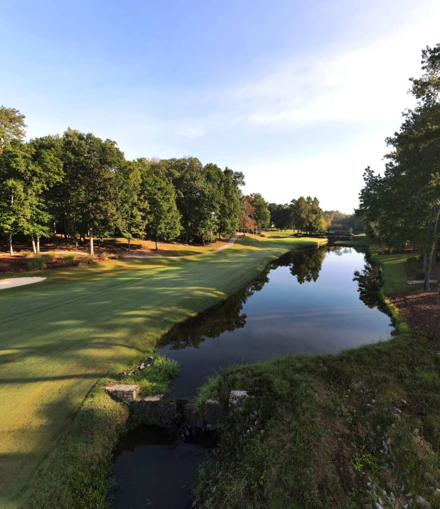 The January/February 2024 Golf Georgia Issue Features Harbor Club on Lake Oconee's Hole Number 3 on the Jay Morrish and Tom Weiskopf designed golf course.